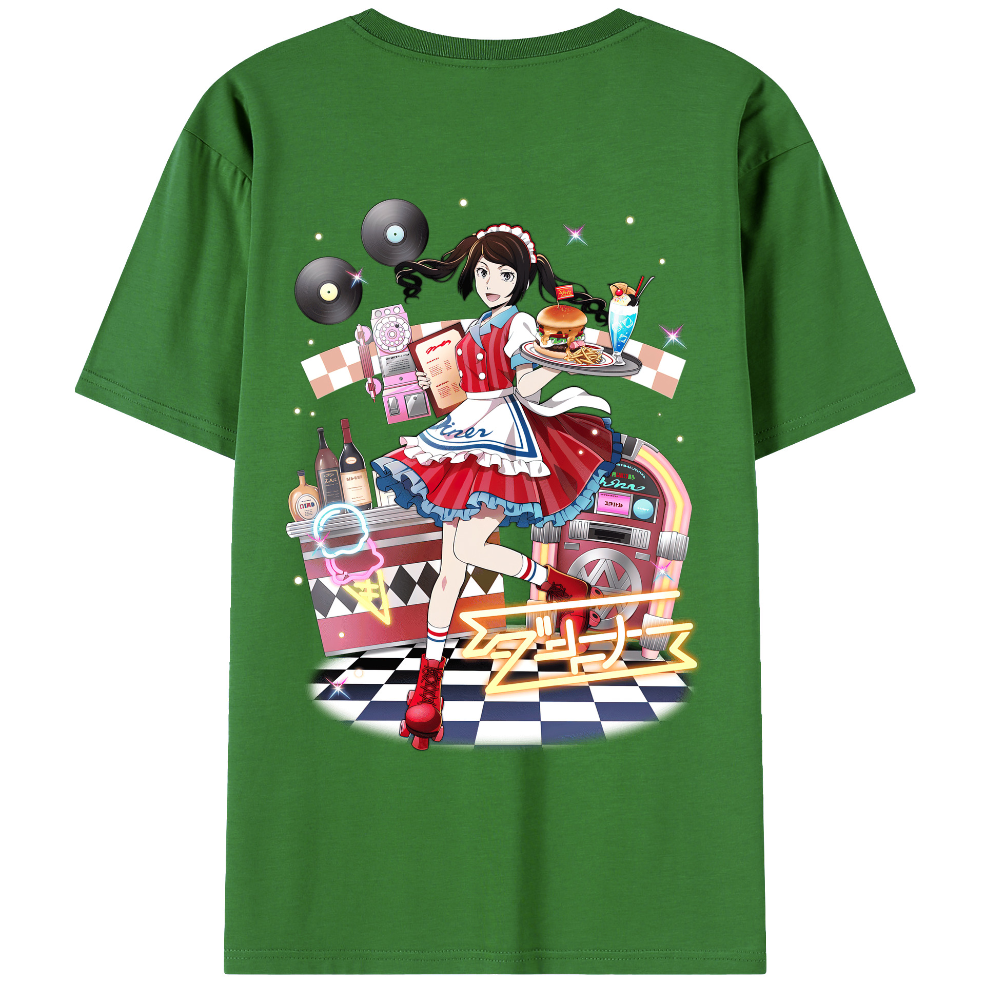 （画像用） 文豪ストレイドッグス Bungo Stray Dogs レディース半袖Tシャツ(バックプリント)